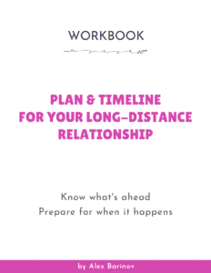 Plan and Timeline For Your Long-Distance Relationship - Workbook