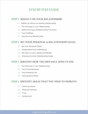 How Healthy Is Your Long-Distance Relationship? - Workbook-TOC